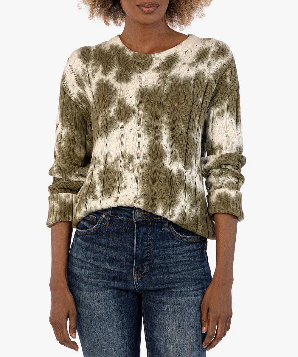 Tie dye cotton online sweater