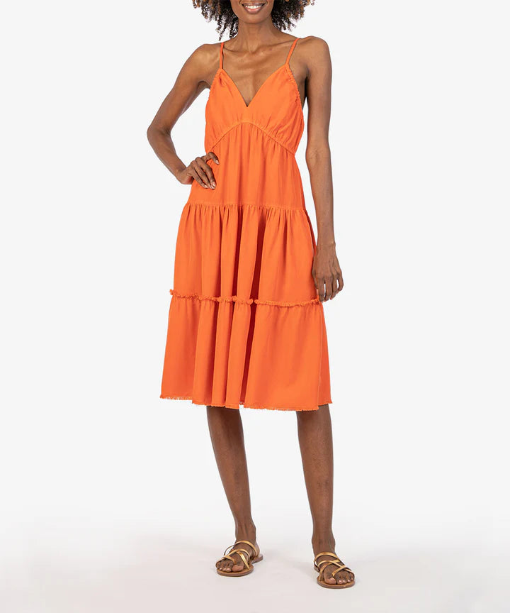 kut from the kloth maxi dress Kut From The Kloth Zaniah Tiered Sundress X Large