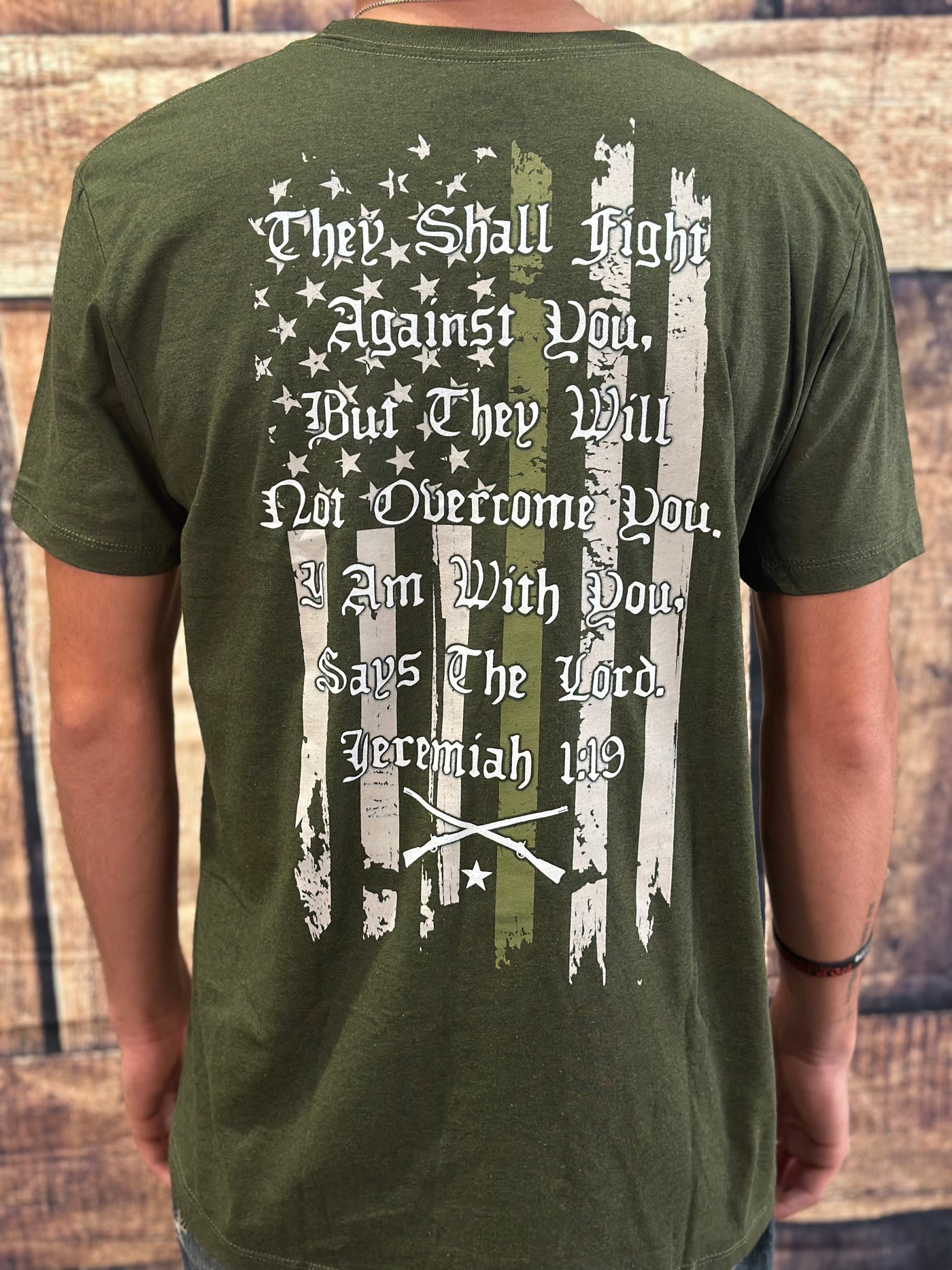 Howitzer They Shall Fight Juniper Graphic Tee