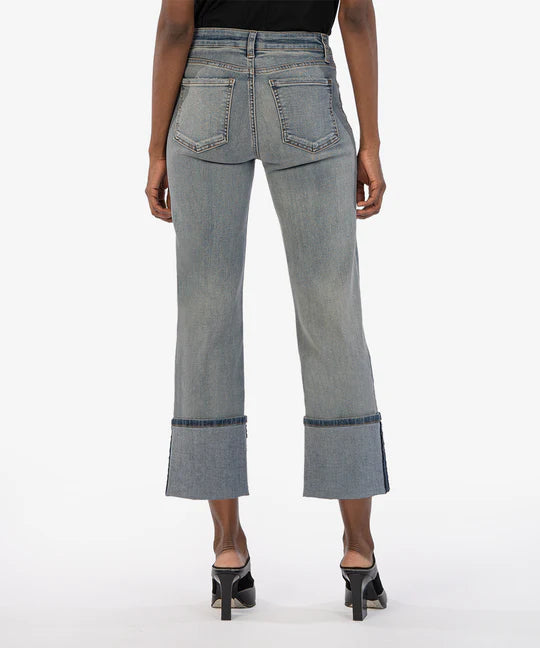 Kut From the Kloth Charlotte High Rise Fab Ab Culotte Jeans