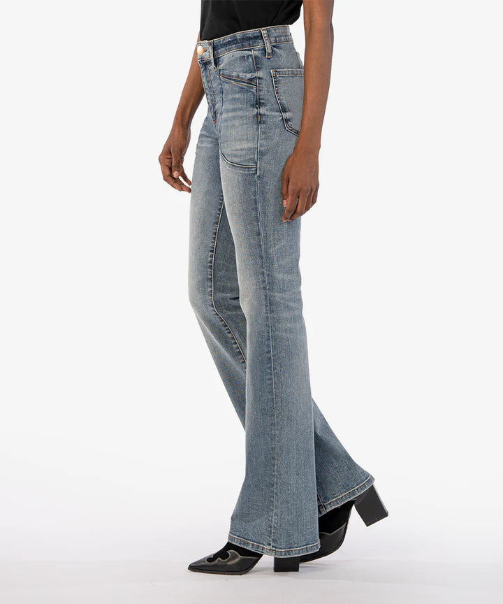 Kut from the Kloth Ana High Rise Fab Ab Flare Jeans