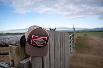 American Cattle Co. Billboard Patch Hat in Dark Chocolate Brown