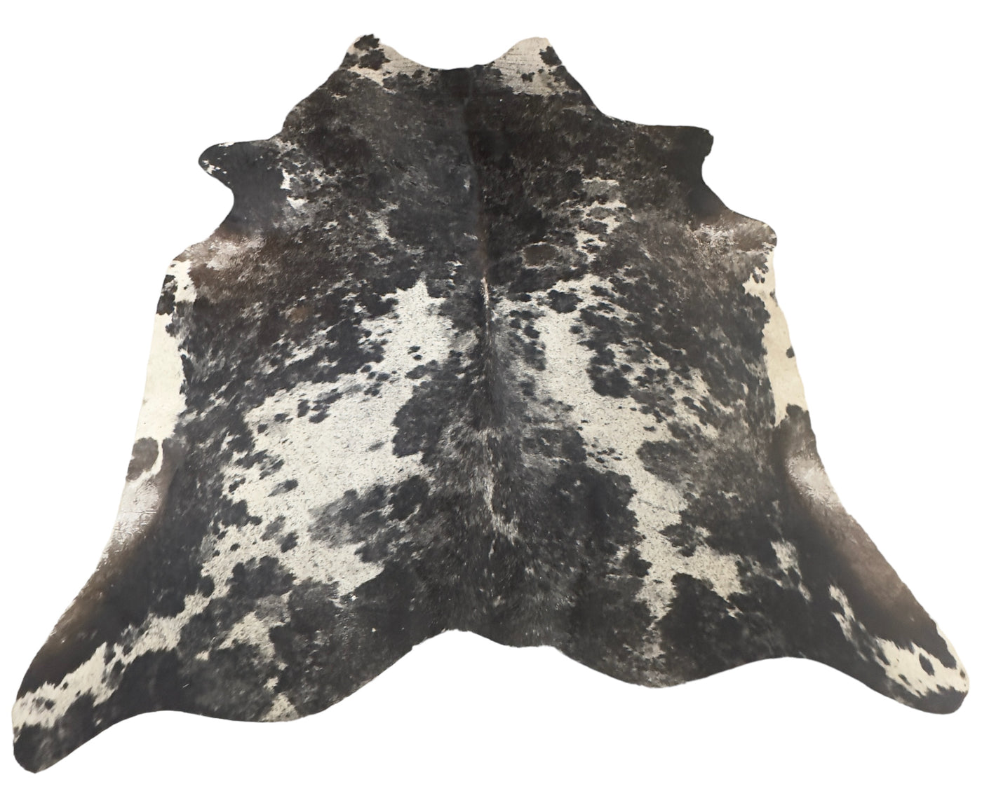 Midnight Black & White Brazilian Cowhide