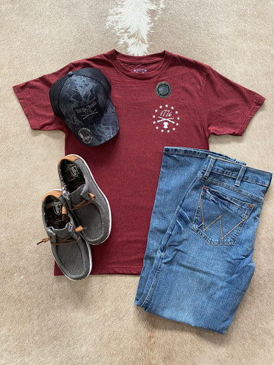 Howitzer Eagle Bell Maroon Graphic Tee