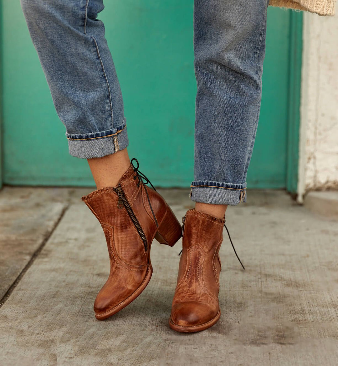 (取寄) ベッドステュ レディース ビア Bed Stu women Bia Tan Dip-Dye BedStu Bia Tan Dip Dye Booties – G3 Mercantile