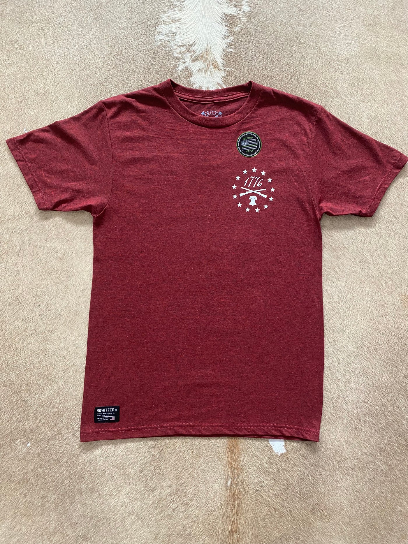 Howitzer Eagle Bell Maroon Graphic Tee