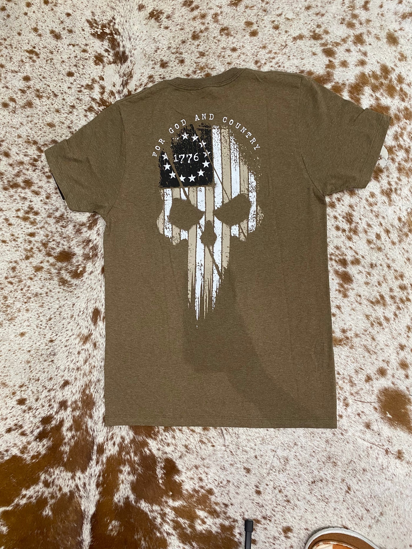 Howitzer God and Country Mocha Tee-Shirt