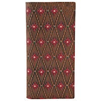 Red Dirt Hat Co. Rodeo Wallet Red SW Pattern