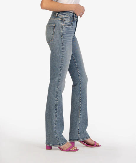 Kut From the Kloth Natalie High Rise Boot Cut Cracking Wash