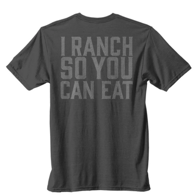 Mens Rural Cloth I Ranch So You Can Eat T-Shirt