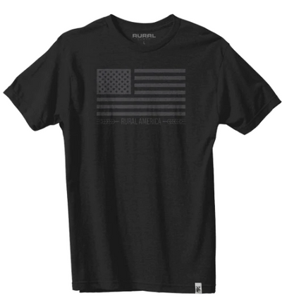 Rural Cloth BlackOut Flag T-Shirt