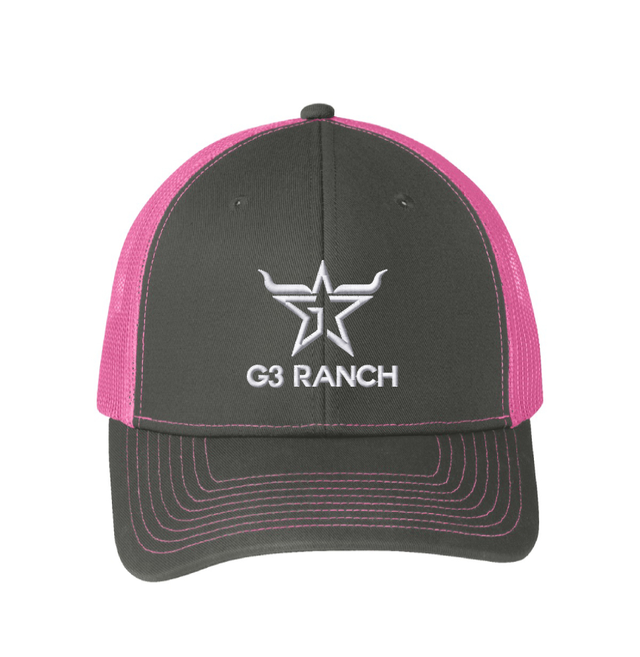 G3 Hat Hot Pink\Grey