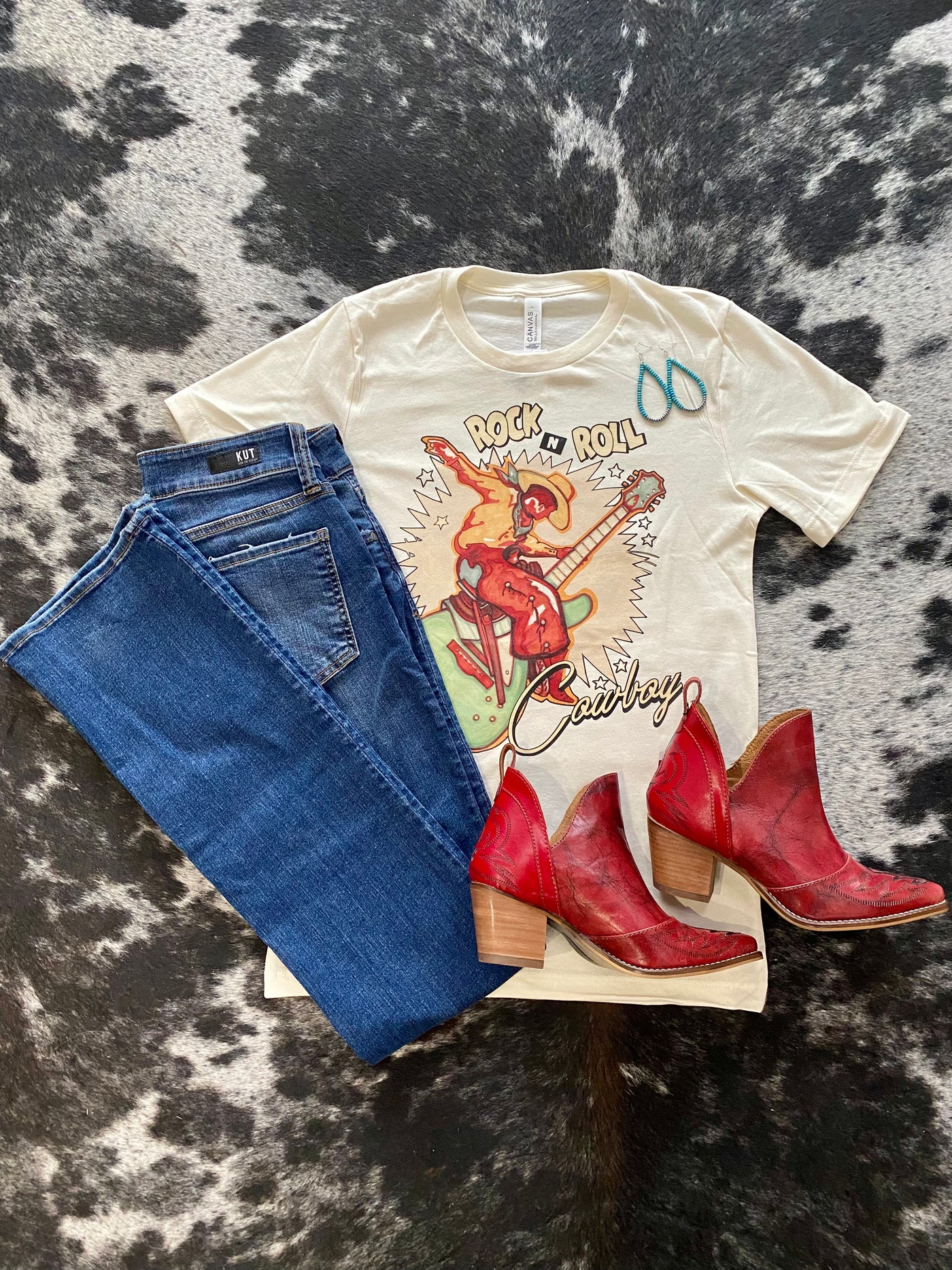 XoXo Art & Co Rock N' Roll Cowboy Graphic – G3 Mercantile