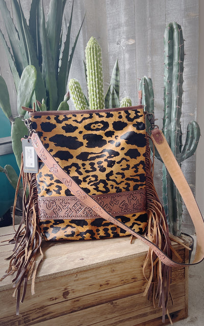 American Darling Cheetah and Tooled Leather