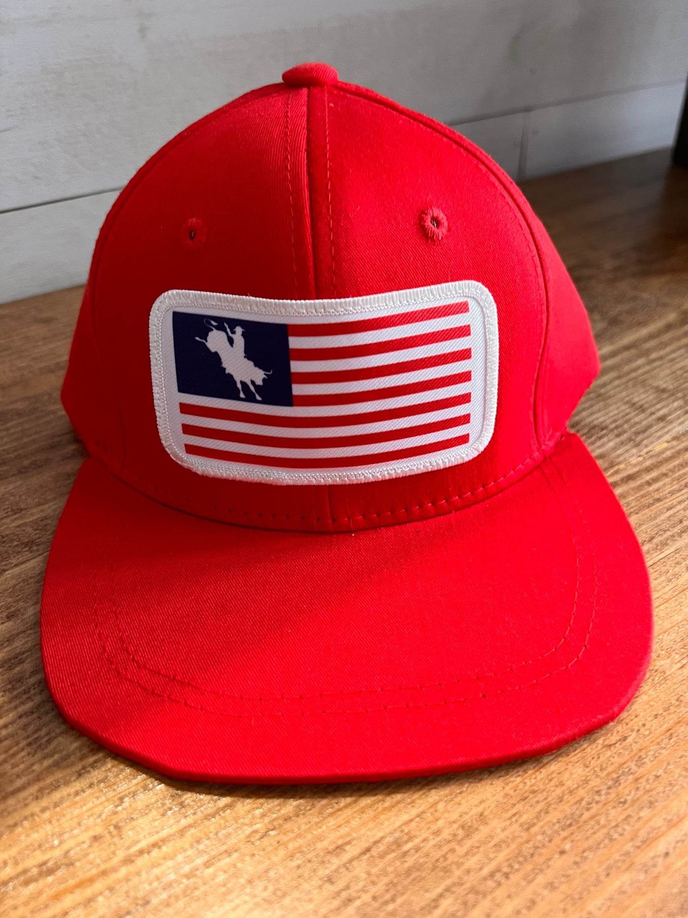 Twisted Filly USA Flag Bull Rider Youth Cap Cloth Back