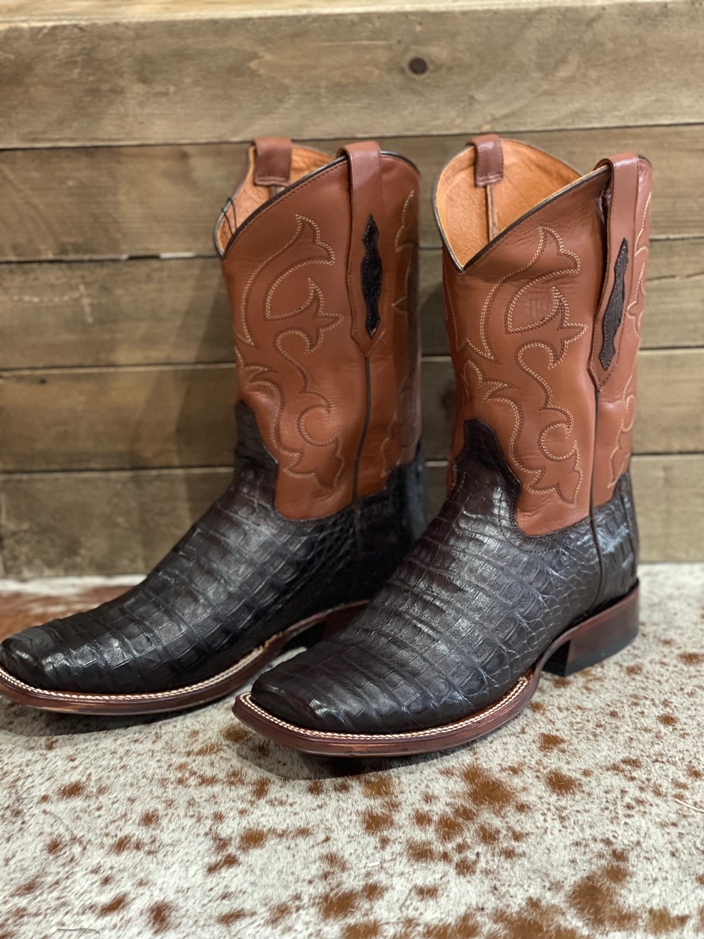 Tony lama top caiman belly boots