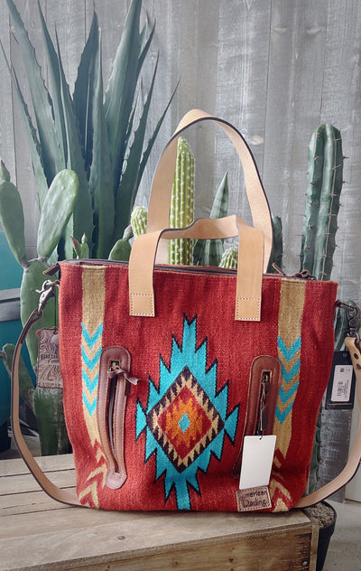 American Darling Red and Aztec Crossbody
