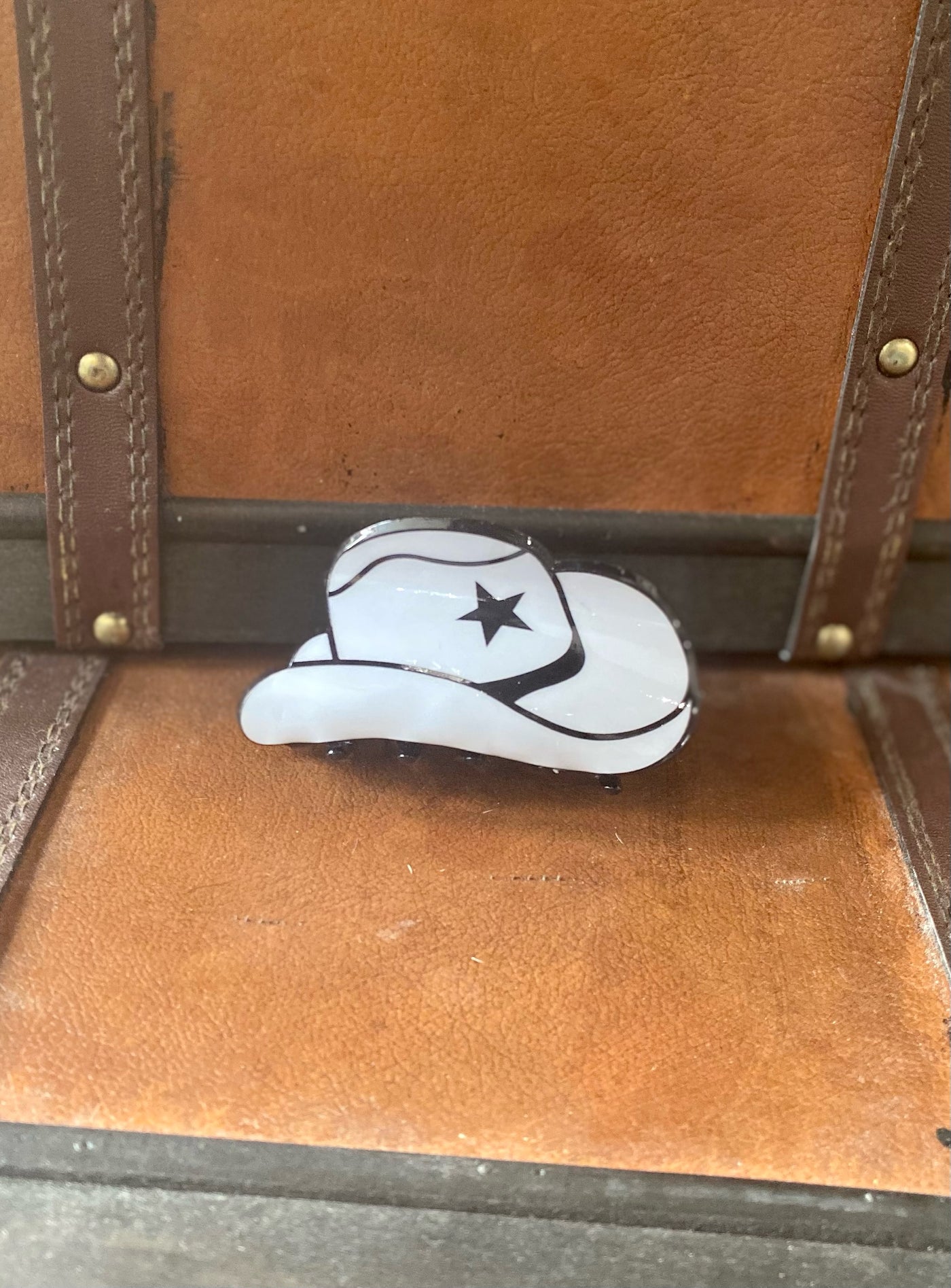 Giddy Up Western Cowboy Hat Hair Clips