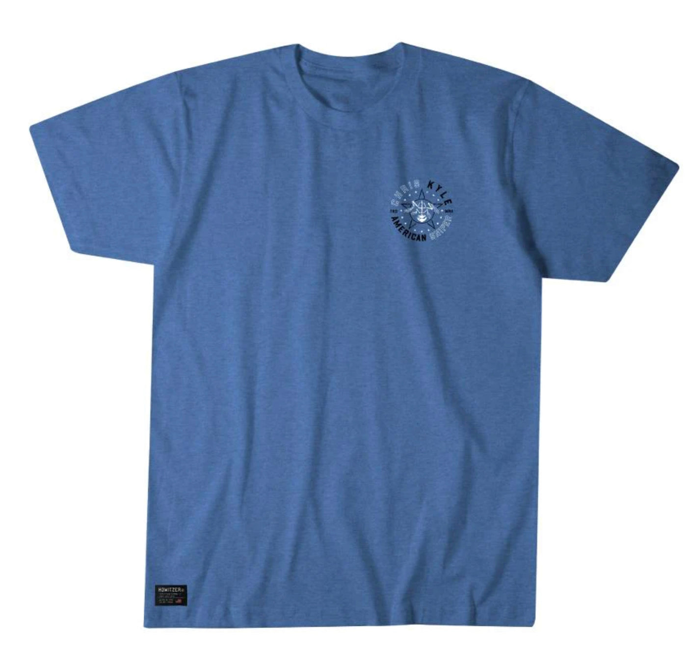 Howitzer Chris Kyle Royal Heather Circle Graphic Tee