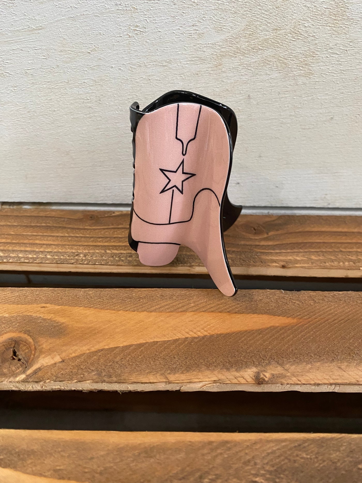 Giddy Up Western Cowboy Boot Hair Clip