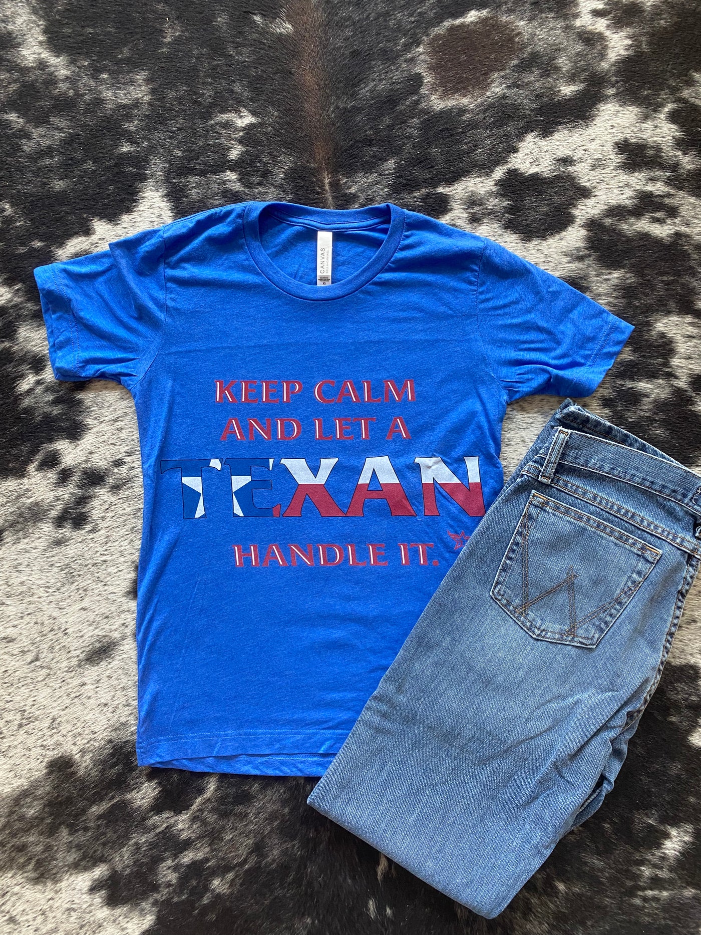 G3 Keep Calm and Let A Texan Handle It Tee