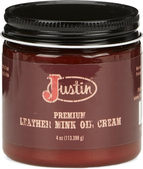 Justin's Premium Mink Oil Cream