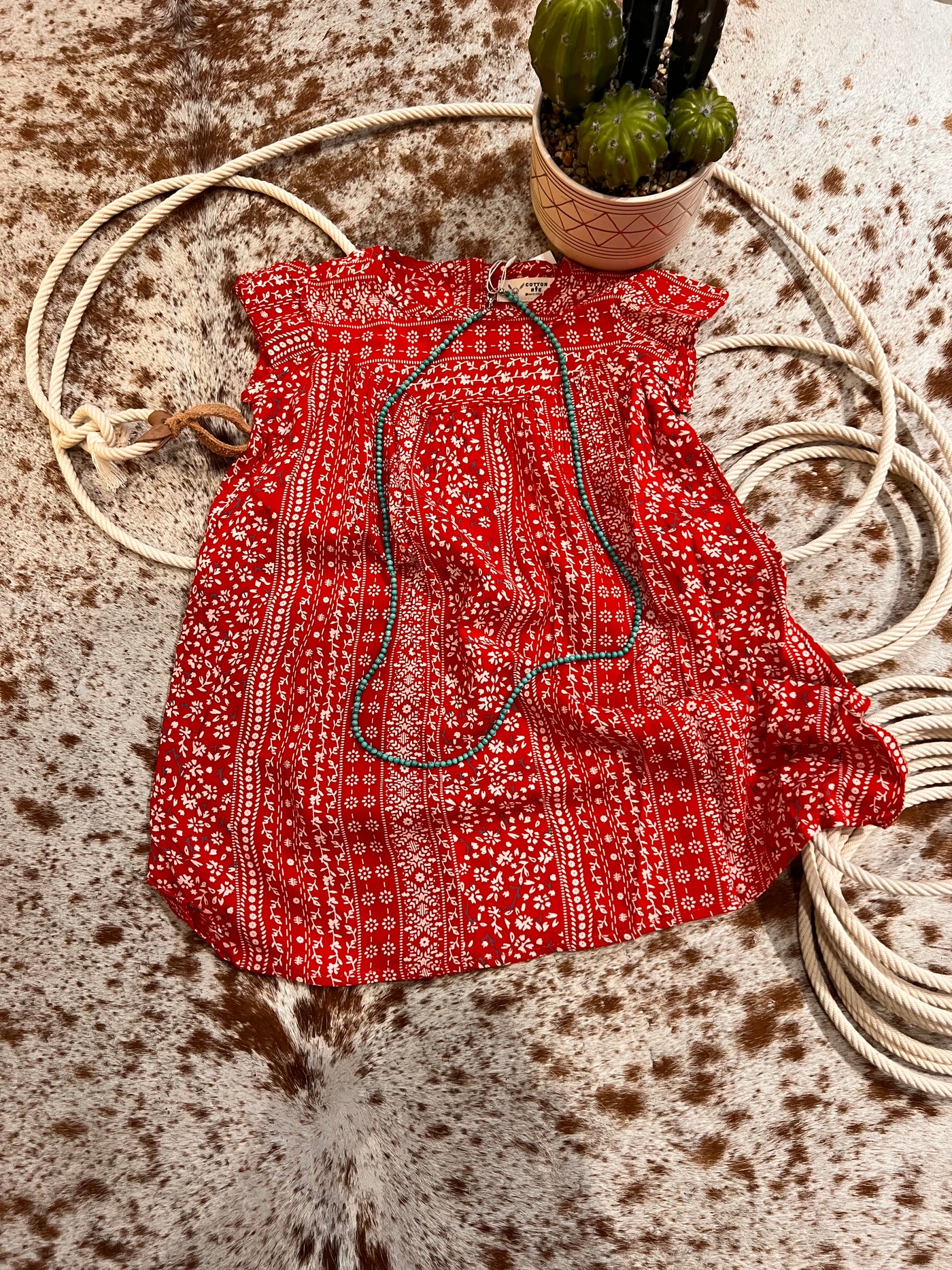 Red Sunday Youth Dress