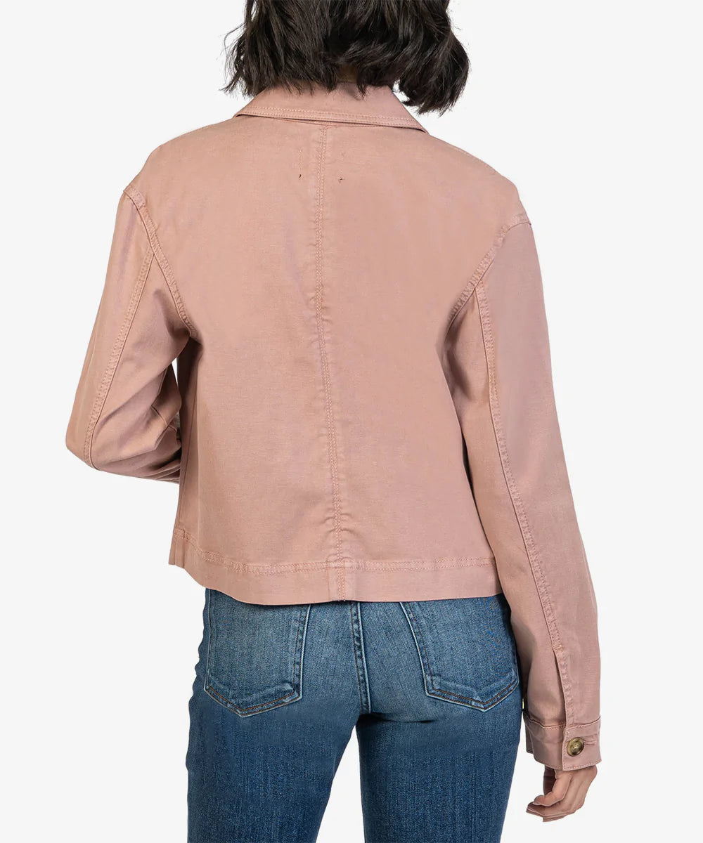 Hattie Trucker Jacket -Dusty Rose