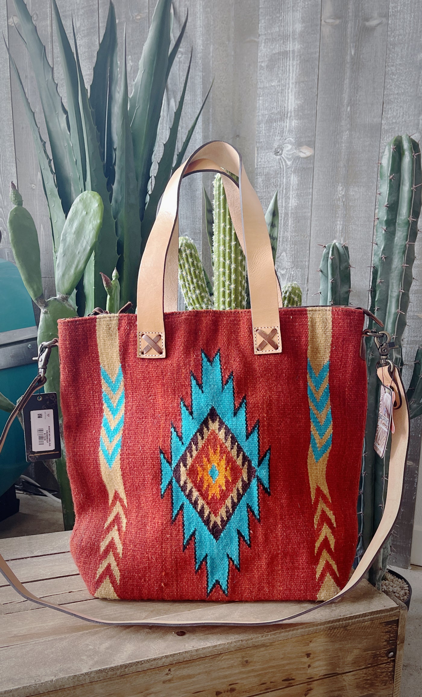 American Darling Red and Aztec Crossbody