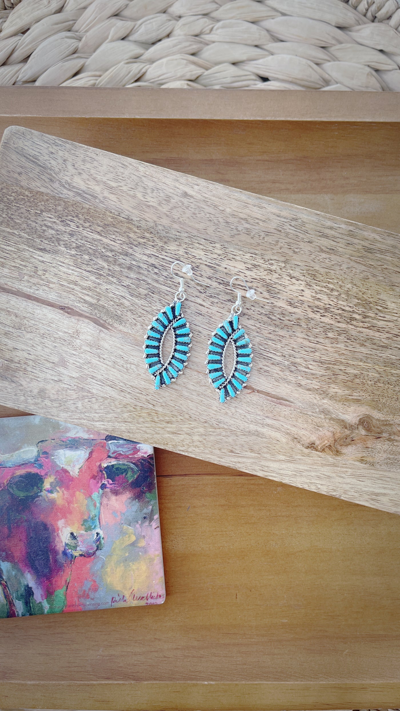 G3 Fiona Silver and Turquoise Earrings