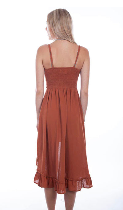 Scully Rust Spaghetti Strap Maxi Dress