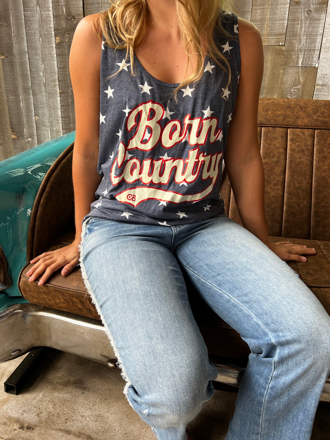 Born Country Tank Top