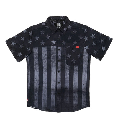 Howitzer Liberty or Death Short Sleeve Woven Button Up