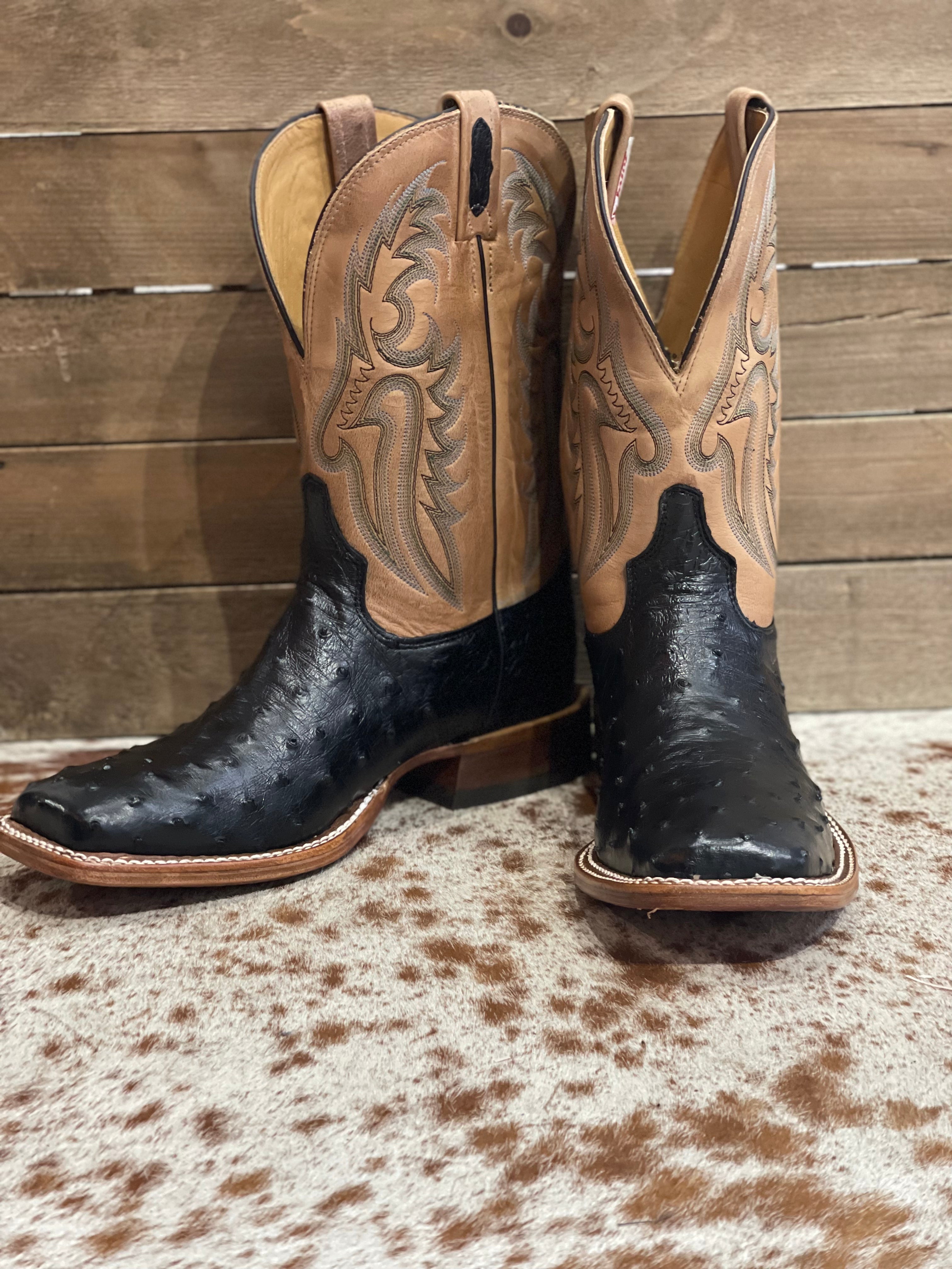 Tony Lama Castillo Black Full Quill Ostrich – G3 Mercantile