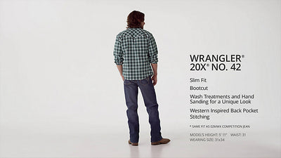 Wrangler 20X No. 42 Vintage Boot Cut Jeans