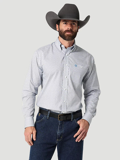 Wrangler George Strait One Pocket Long Sleeve Shirt