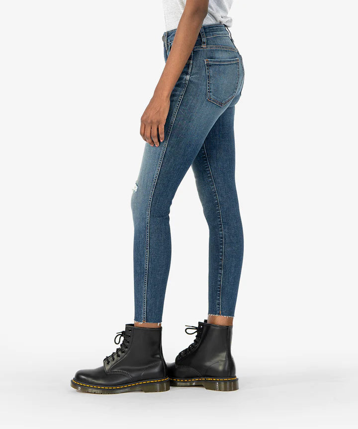 Kut From the Kloth Donna High Rise Ankle Skinny (Wakeful Wash)