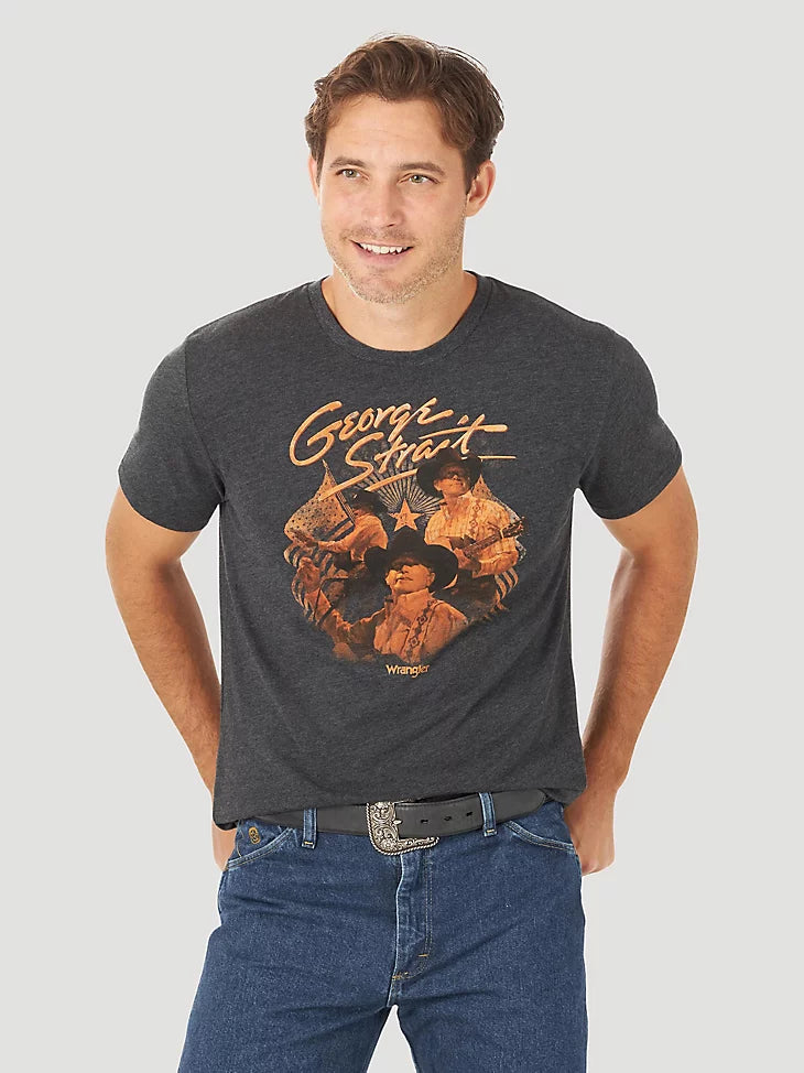 Wrangler X George Strait Men's Graphic Trio T-Shirt