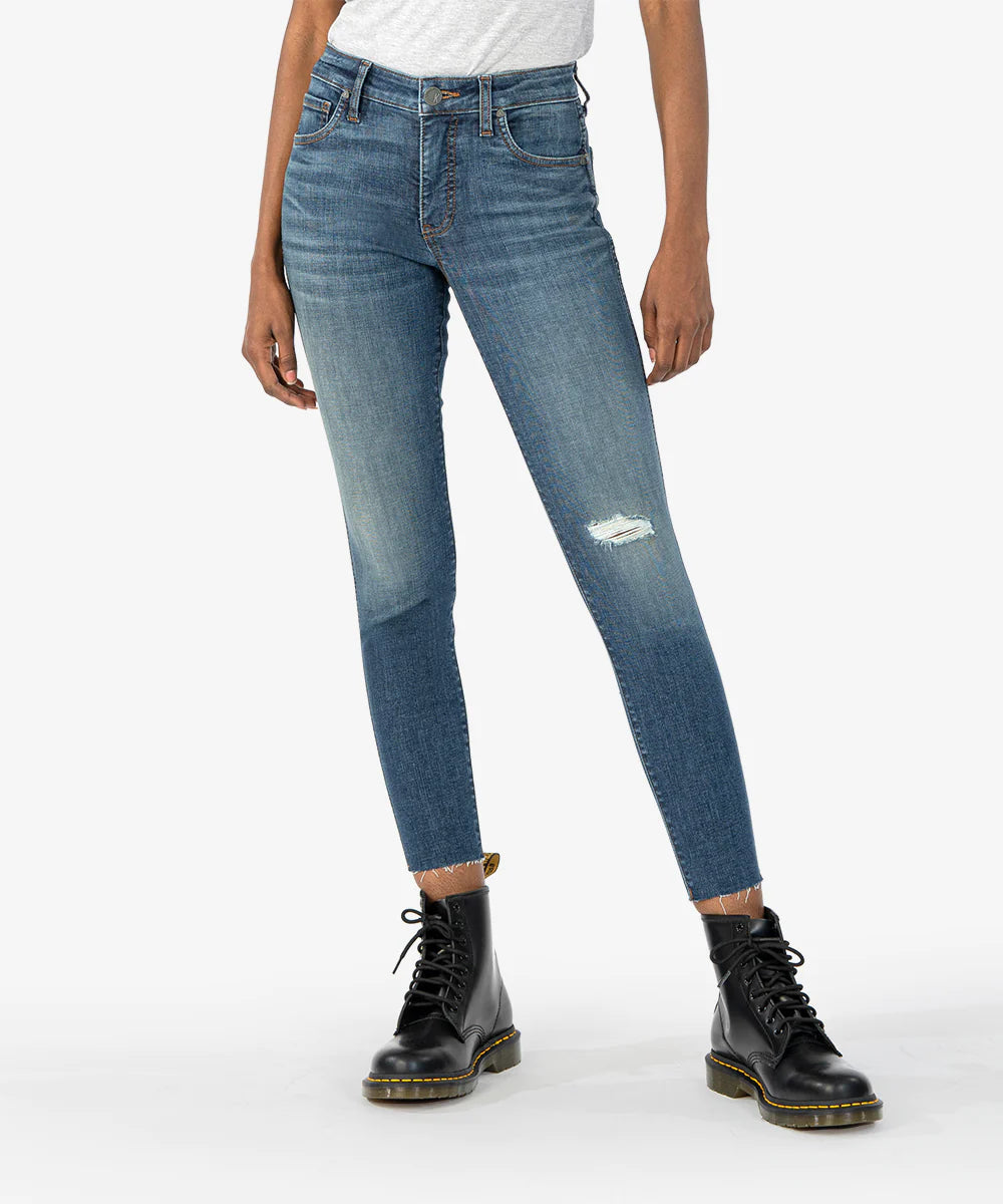 Kut From the Kloth Donna High Rise Ankle Skinny (Wakeful Wash)