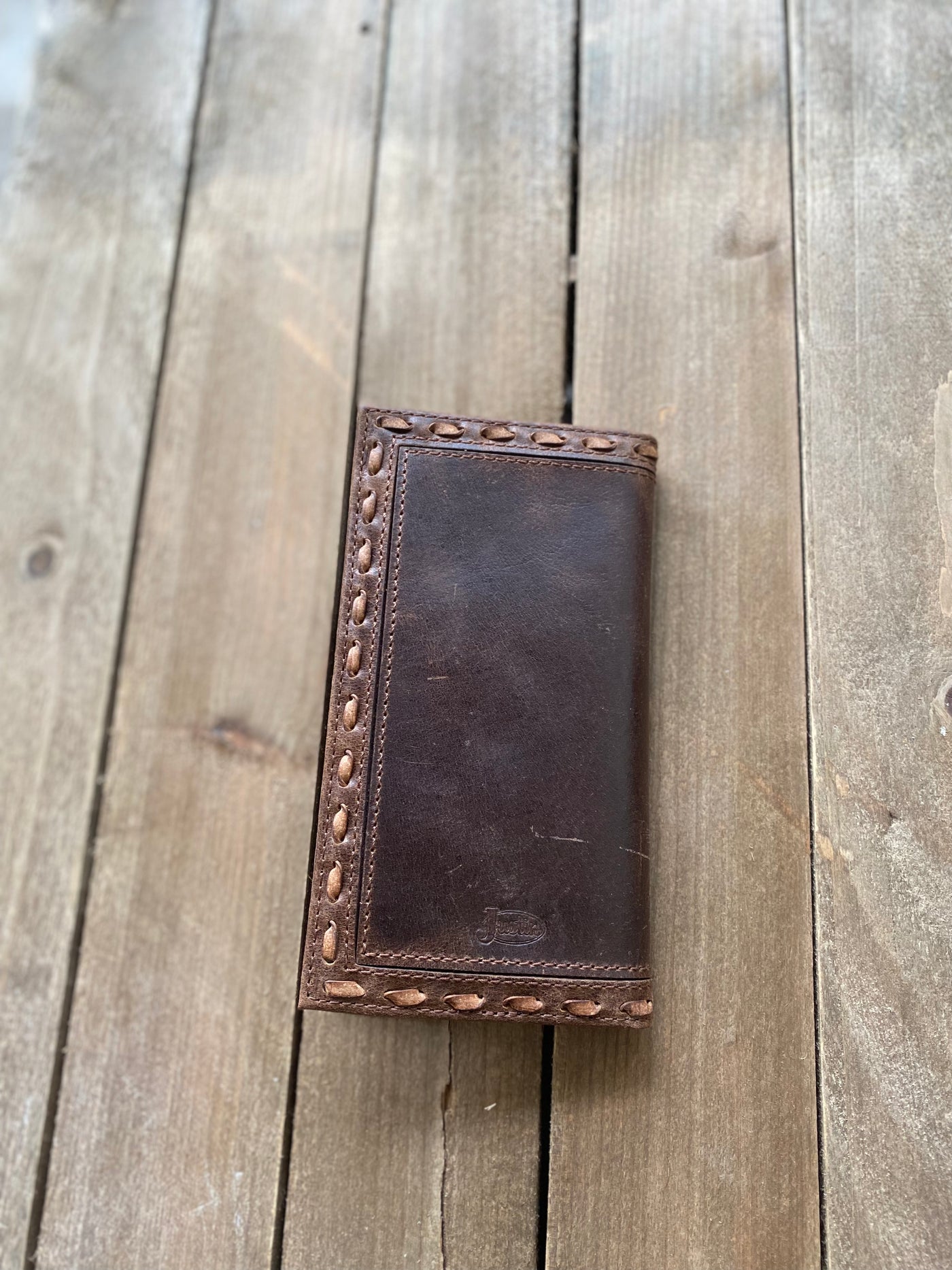 Justin's Men's Rodeo Wallet Whip Stitch