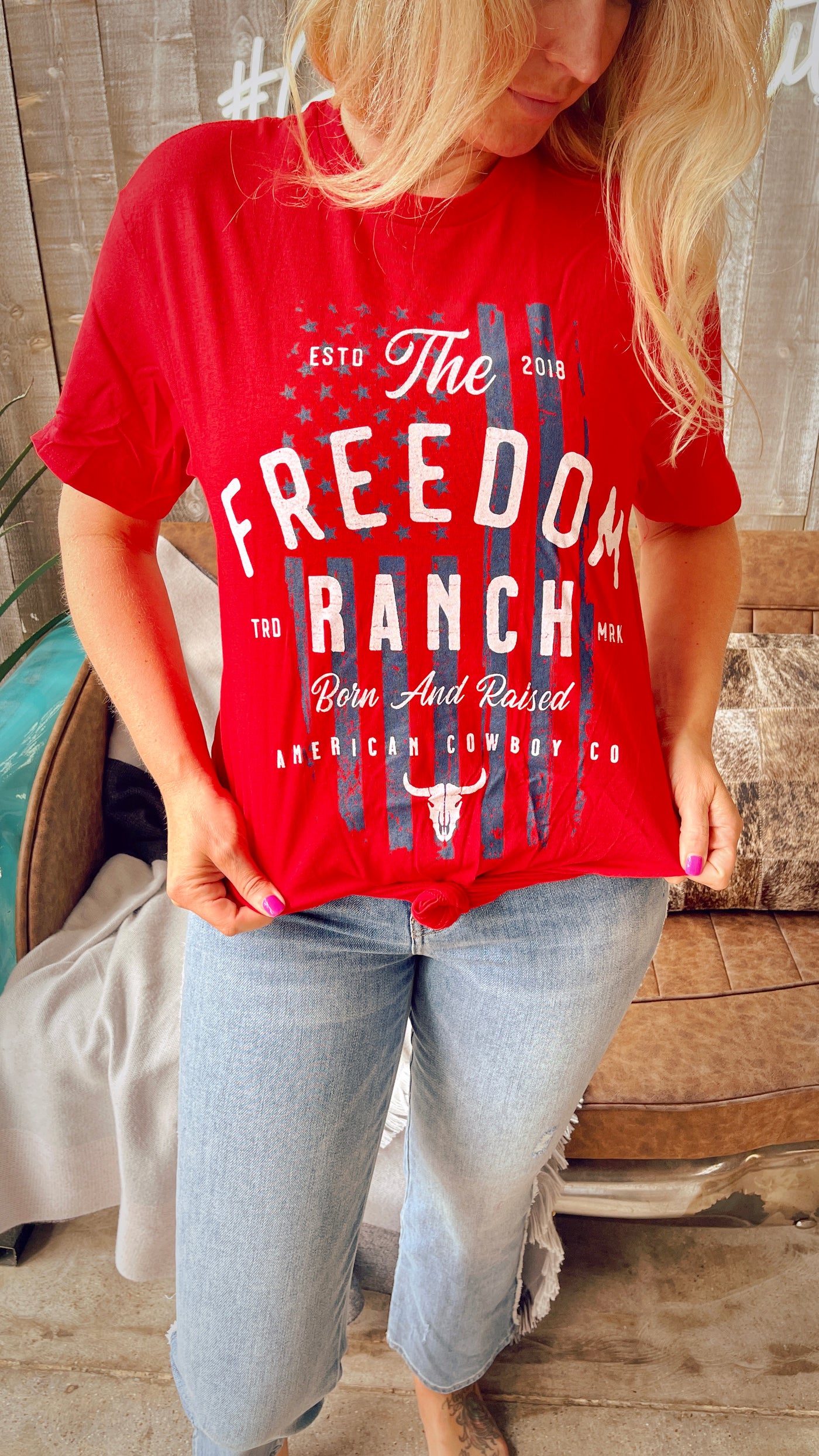 American Highway Freedom Ranch Graphic Tee