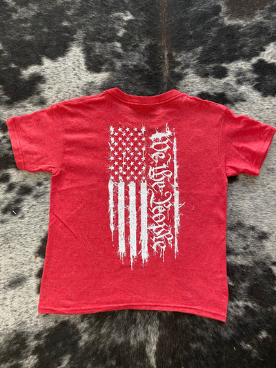 Howitzer We The People Flag Spray Youth Tee