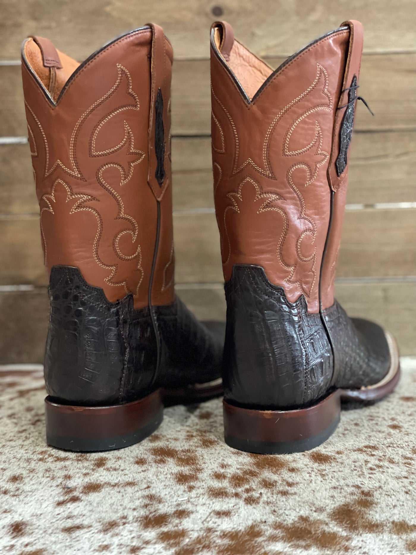 Tony lama top sharkskin boots