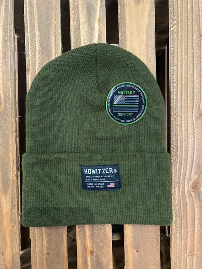 Howitzer Standard Supply Military Green Beanie