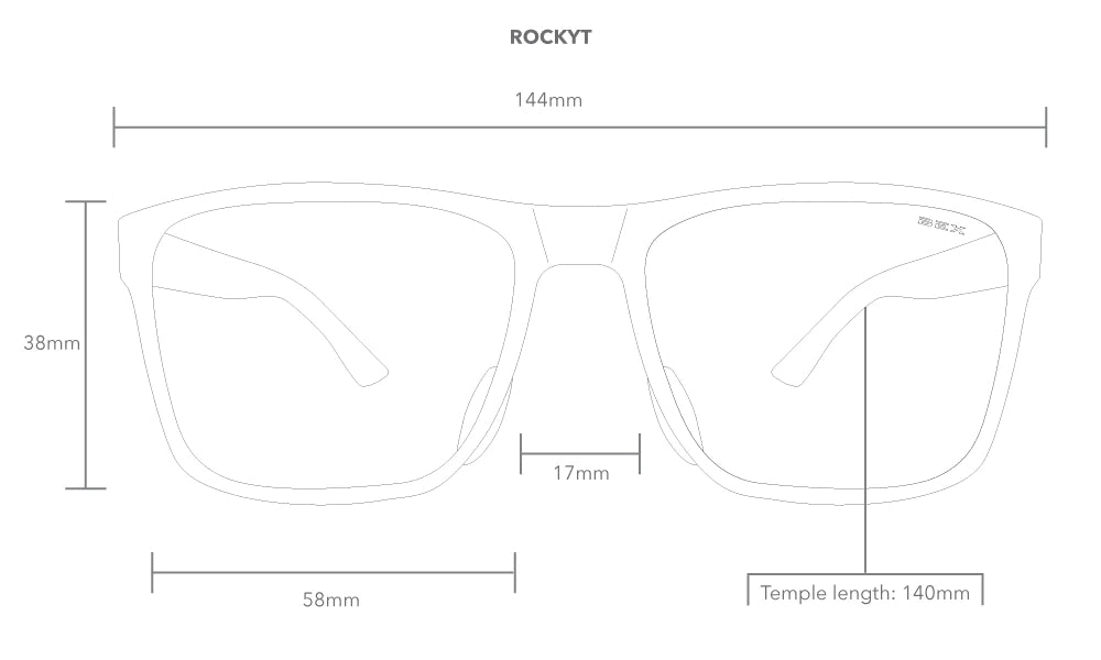 Bex Rockyt Black Sunglasses