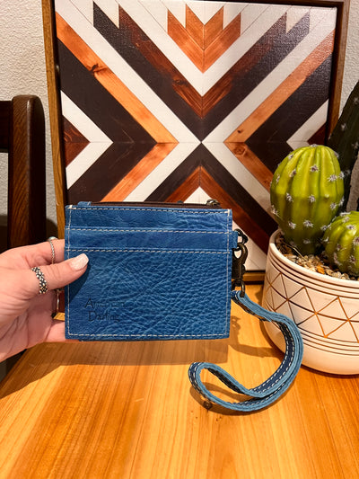 American Darling Blue Wristlet