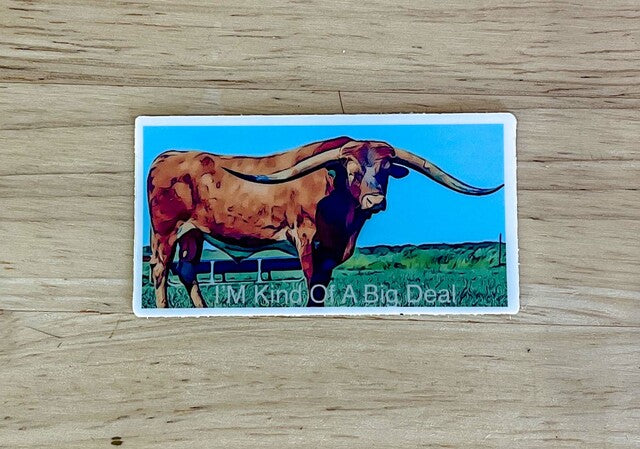 G3 Bull Sticker-Im A Big Deal
